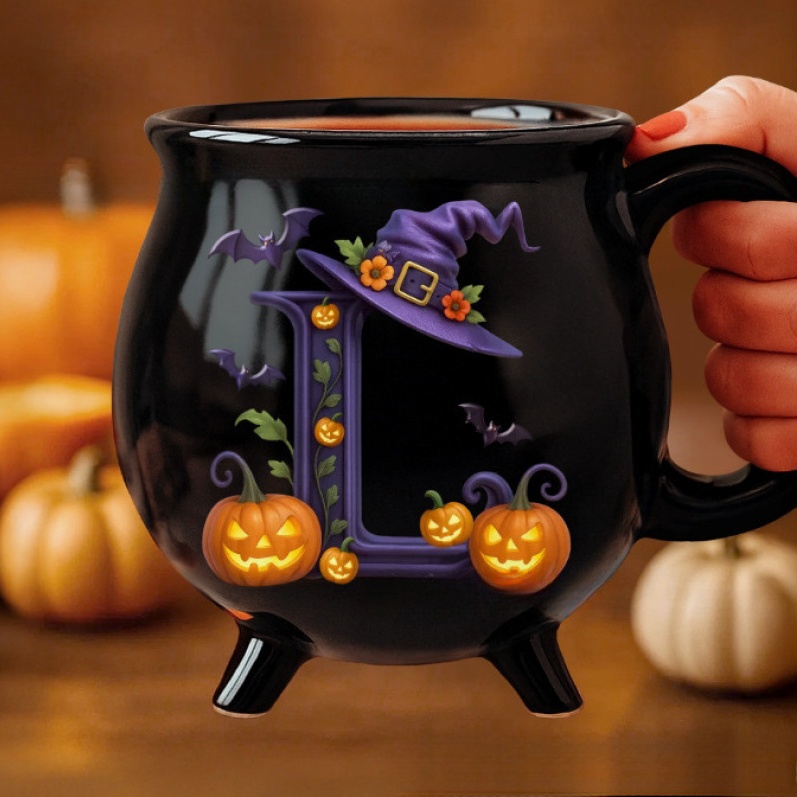 Custom Ceramic Cauldron Coffee Mug