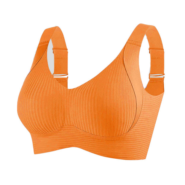🎁time-limited offer！Buy 1 Get 2 Packs💕Women's Ribbed Push Up Adjustable Wireless Bra