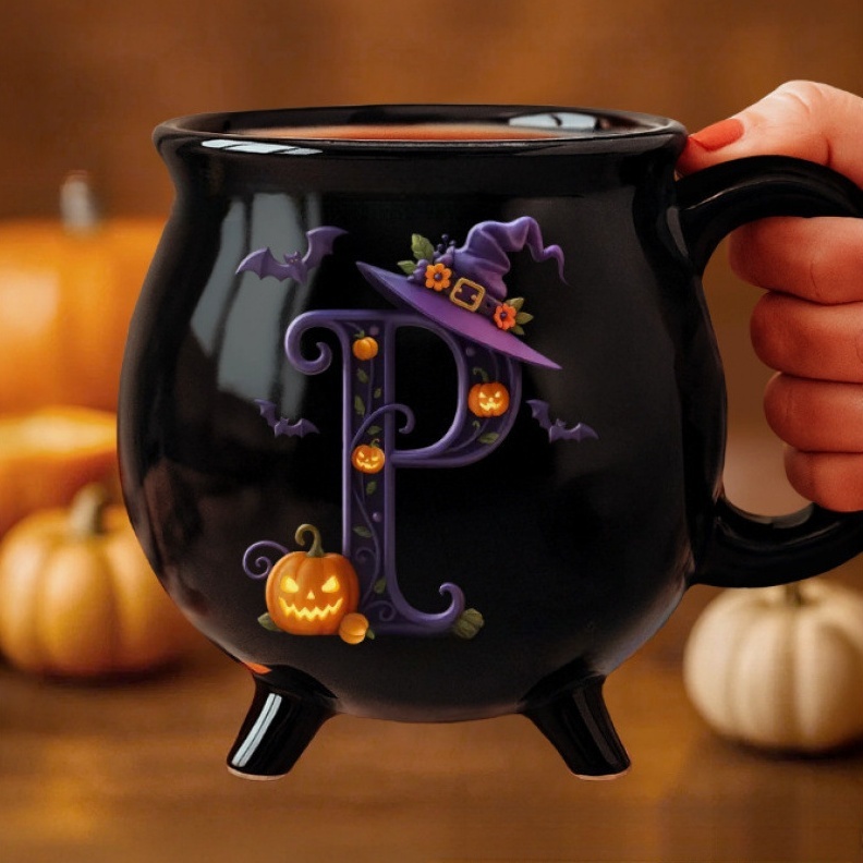 Custom Ceramic Cauldron Coffee Mug