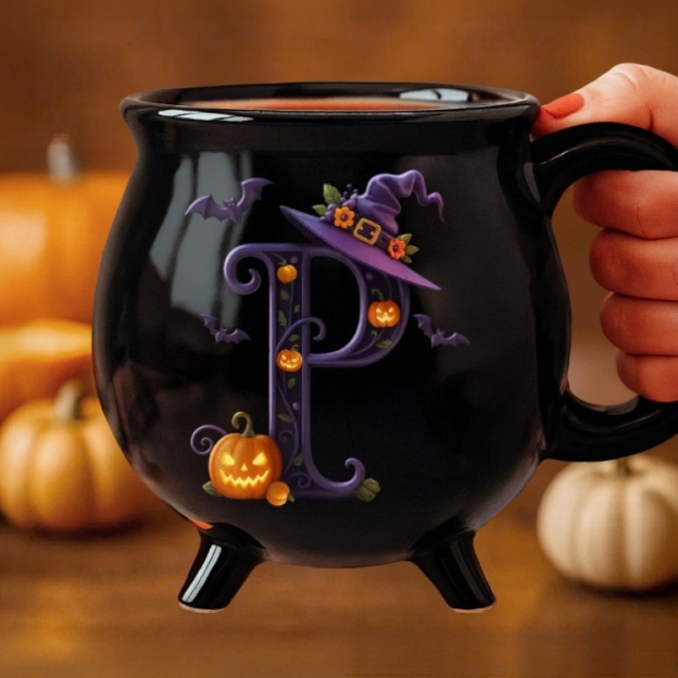 Custom Ceramic Cauldron Coffee Mug