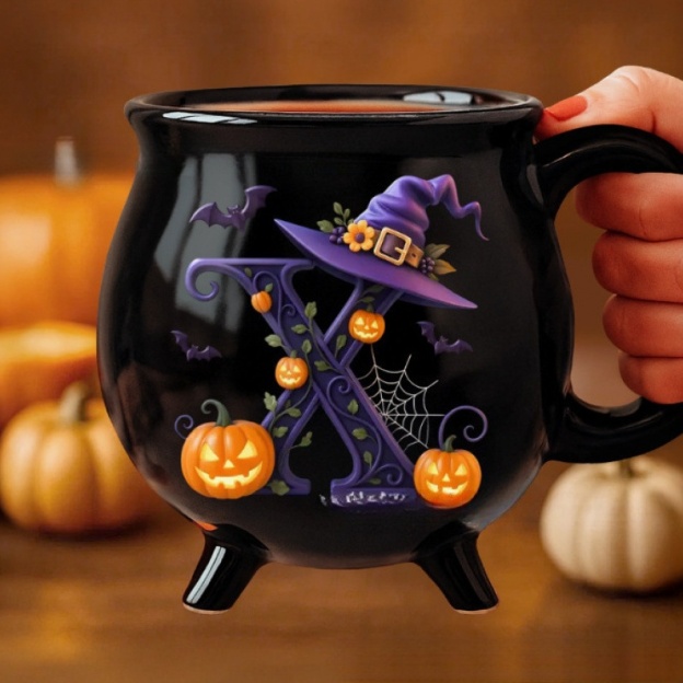 Custom Ceramic Cauldron Coffee Mug