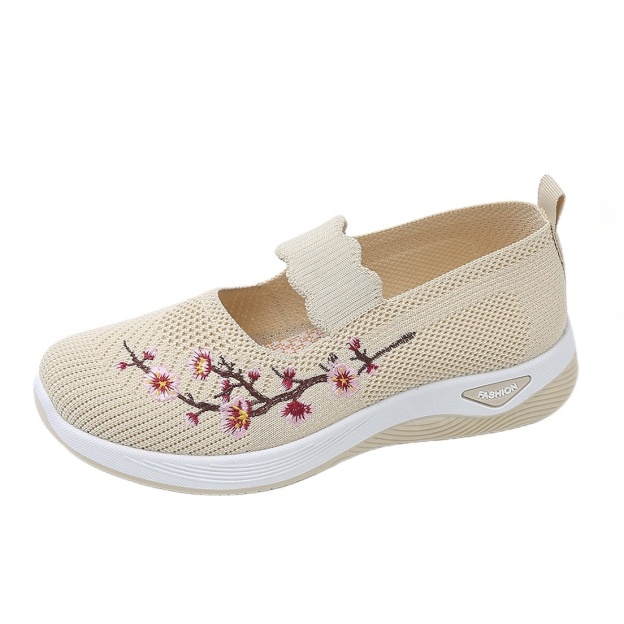 🔥Last Day Promotion 70% OFF🔥- Women's comfortable breathable floral knitted sneakers