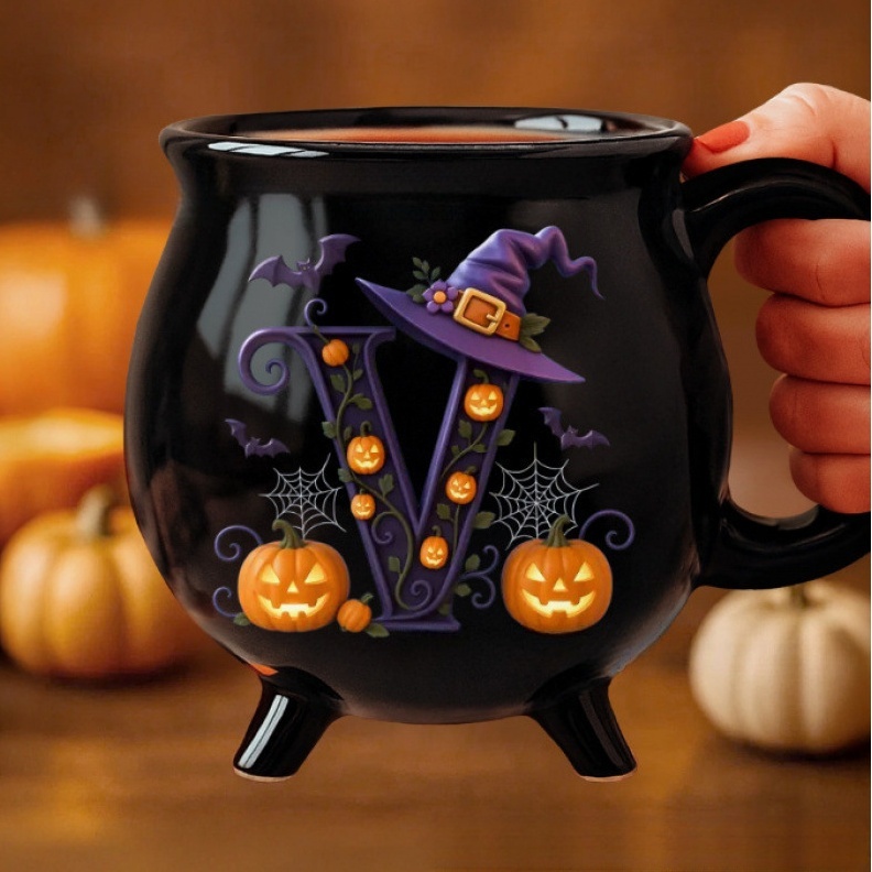 Custom Ceramic Cauldron Coffee Mug