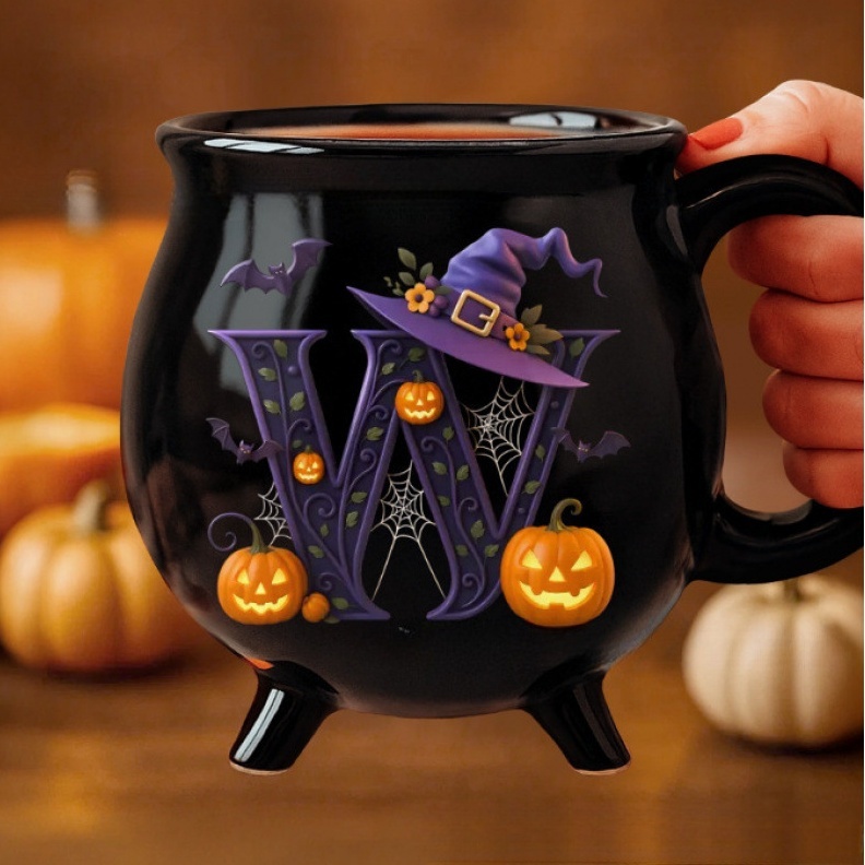 Custom Ceramic Cauldron Coffee Mug
