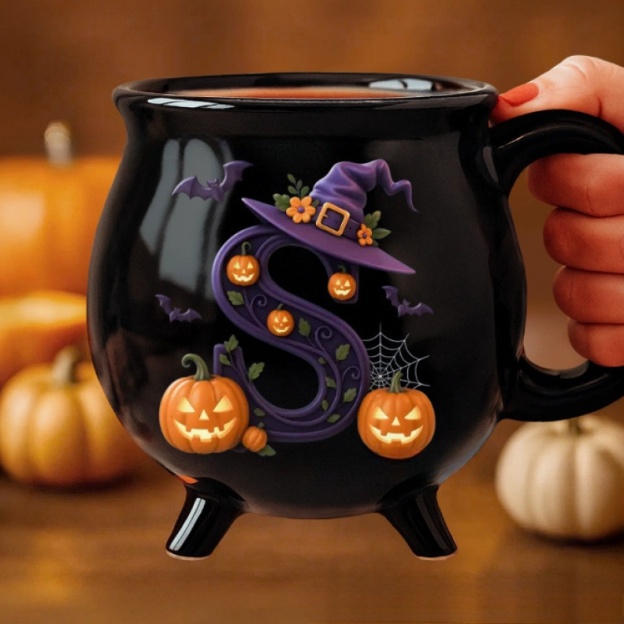 Custom Ceramic Cauldron Coffee Mug