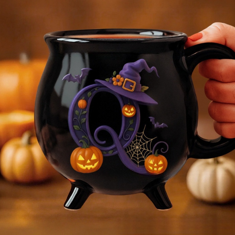 Custom Ceramic Cauldron Coffee Mug