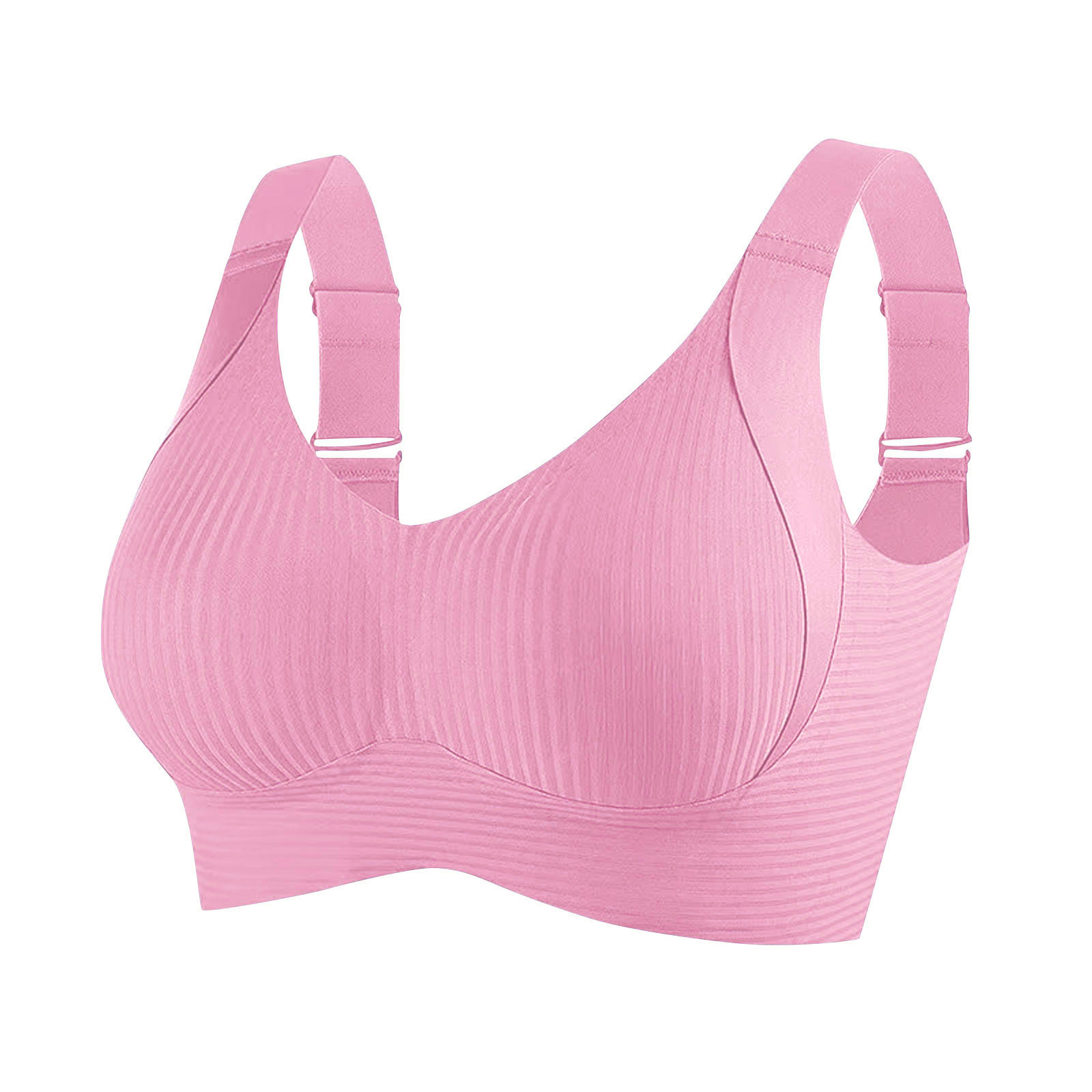 🎁time-limited offer！Buy 1 Get 2 Packs💕Women's Ribbed Push Up Adjustable Wireless Bra