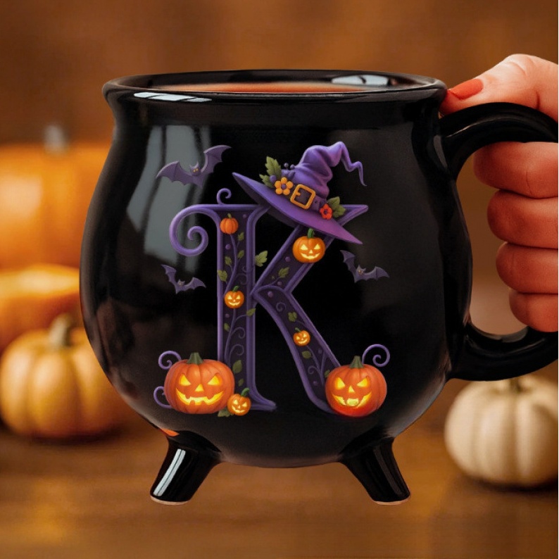 Custom Ceramic Cauldron Coffee Mug