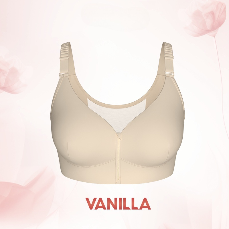 （🔥Limited Time Sale）- Women's Front Zip Powerful Support Comfy Bra
