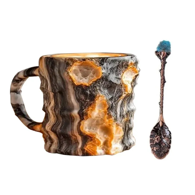 🥃2025 New Mineral Crystal Coffee Mugs
