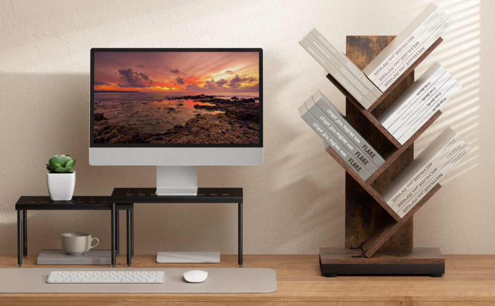 small bookshelf for desk