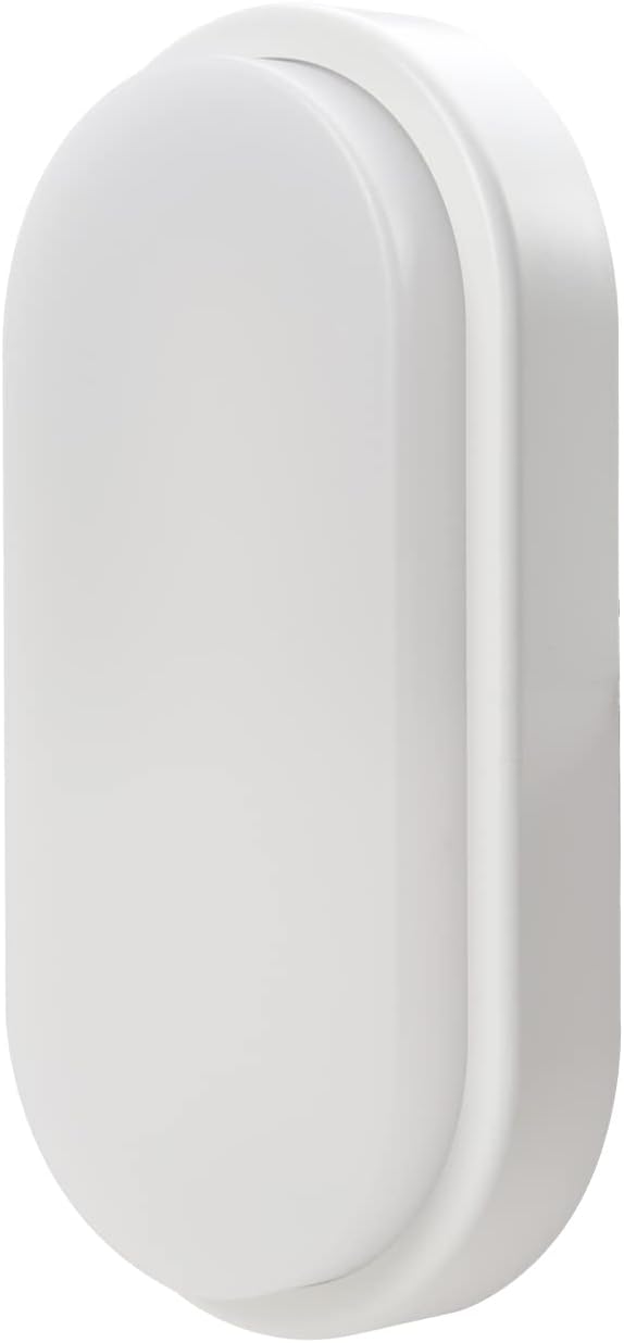 CLICKFUSION LED Ceiling Light 12 W 1020 Lumen Ceiling Light Extra Flat 42 mm LED Lamp IP54 Splash Proof 230 V Cellar Light for Bathroom Living Room Cellar Netural White 4000 K