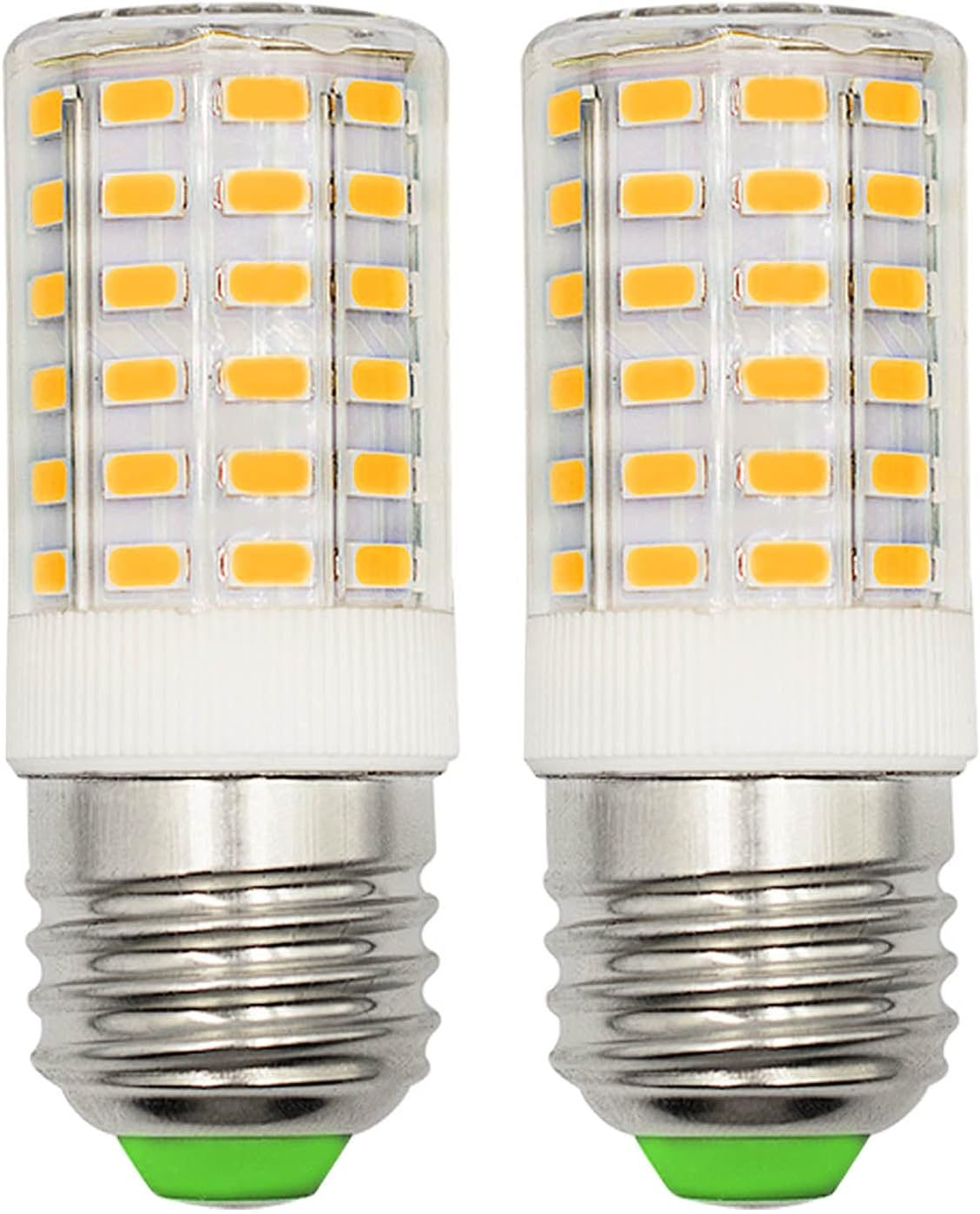 CLICKFUSION E27 Mais Kompakte Bauweise Edison Schrauben 7W Äquivalent zu 60W 70W Glühbirne 950LM Superhelle Warmweiß 3000K AC100V- 265V für Esstischlampe lnnenbeleuchtung Nicht Dimmbar (2er-Pack)[MEHRWEG]