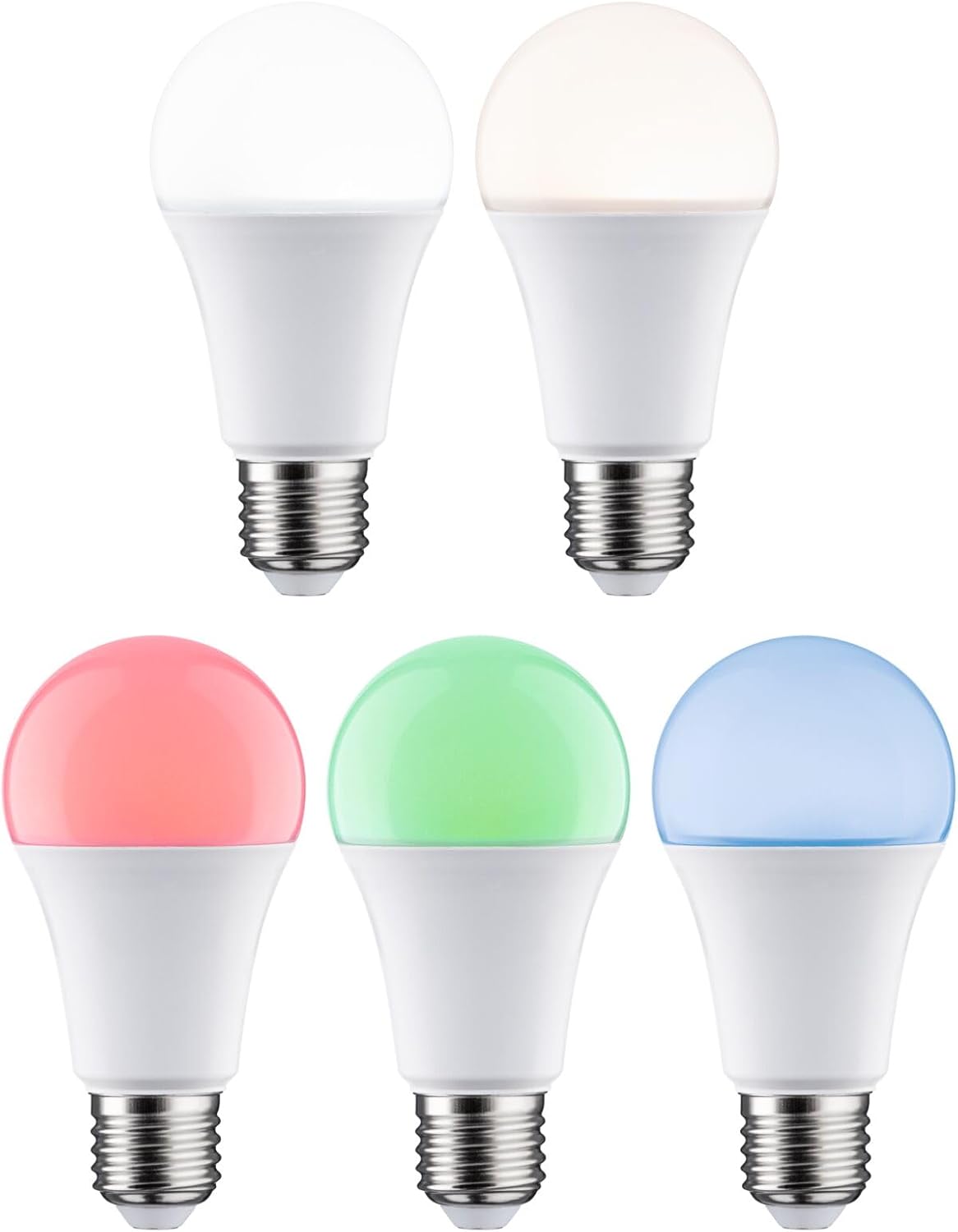 CLICKFUSION 29145 Standard 230V Smart Home Zigbee LED Birne 1055lm 11W RGBW+ dimmbar Matt Leuchtmittel