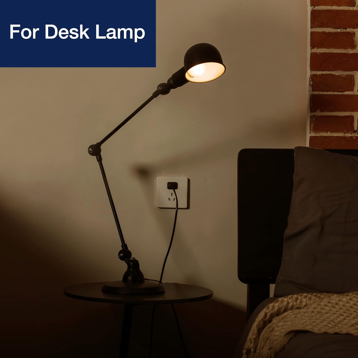 CLICKFUSION Dimmbar G45/P45 LED Globus Glühbirne E27 Vintage, LED Filament Glühbirne Klein Edison, 5.5W (Ersetzt 40W), 550LM 2700K Warmweiß, Gefrorenes Glas, 4 Stück