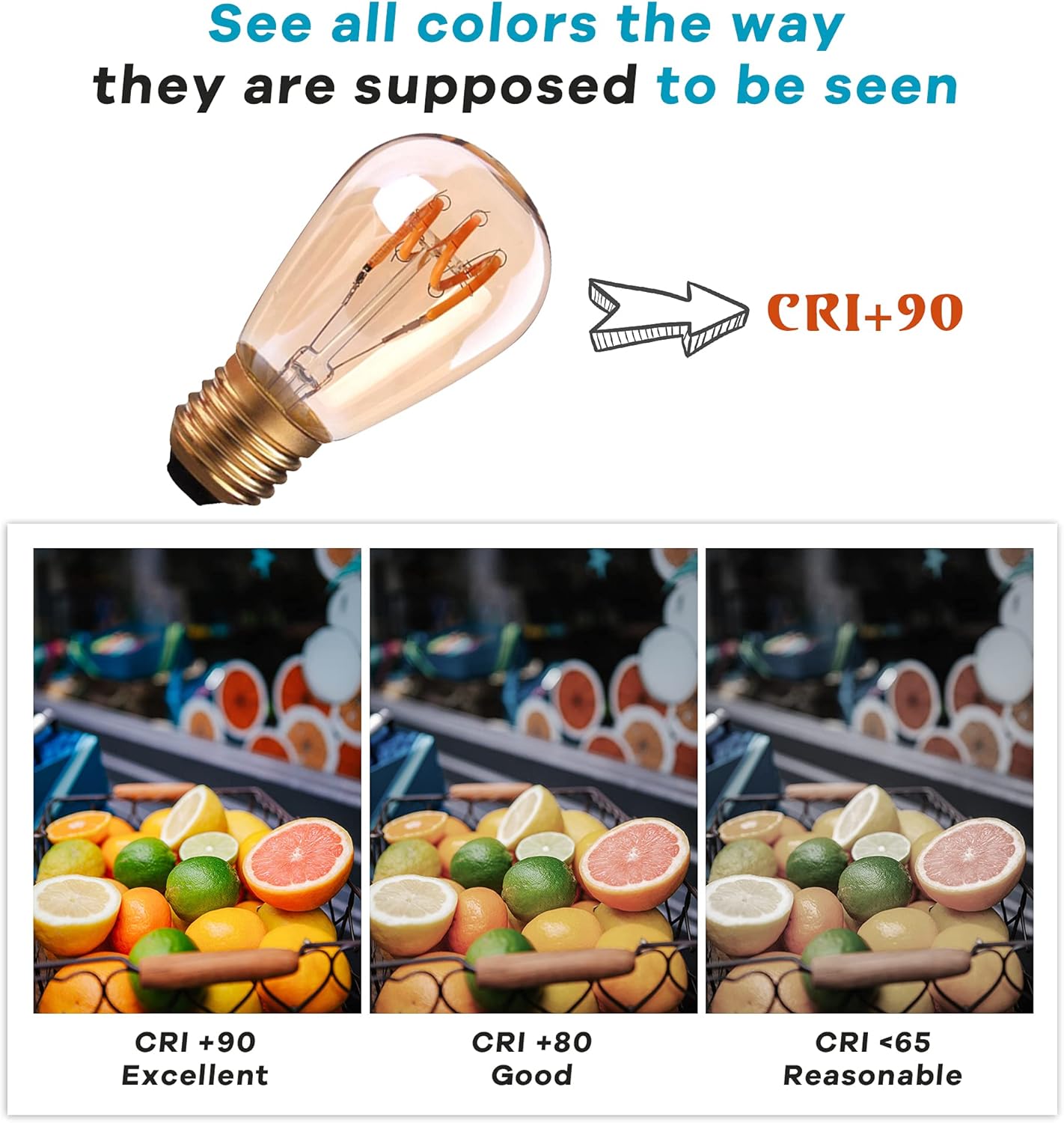 CLICKFUSION 6er-Pack E27 Vintage Led Glühbirne 2W Kerze Filament Ersatzt 20W 150lm 2200K extra warmweiß 360° 230V,Spirale Leuchtmittel, nicht dimmbar