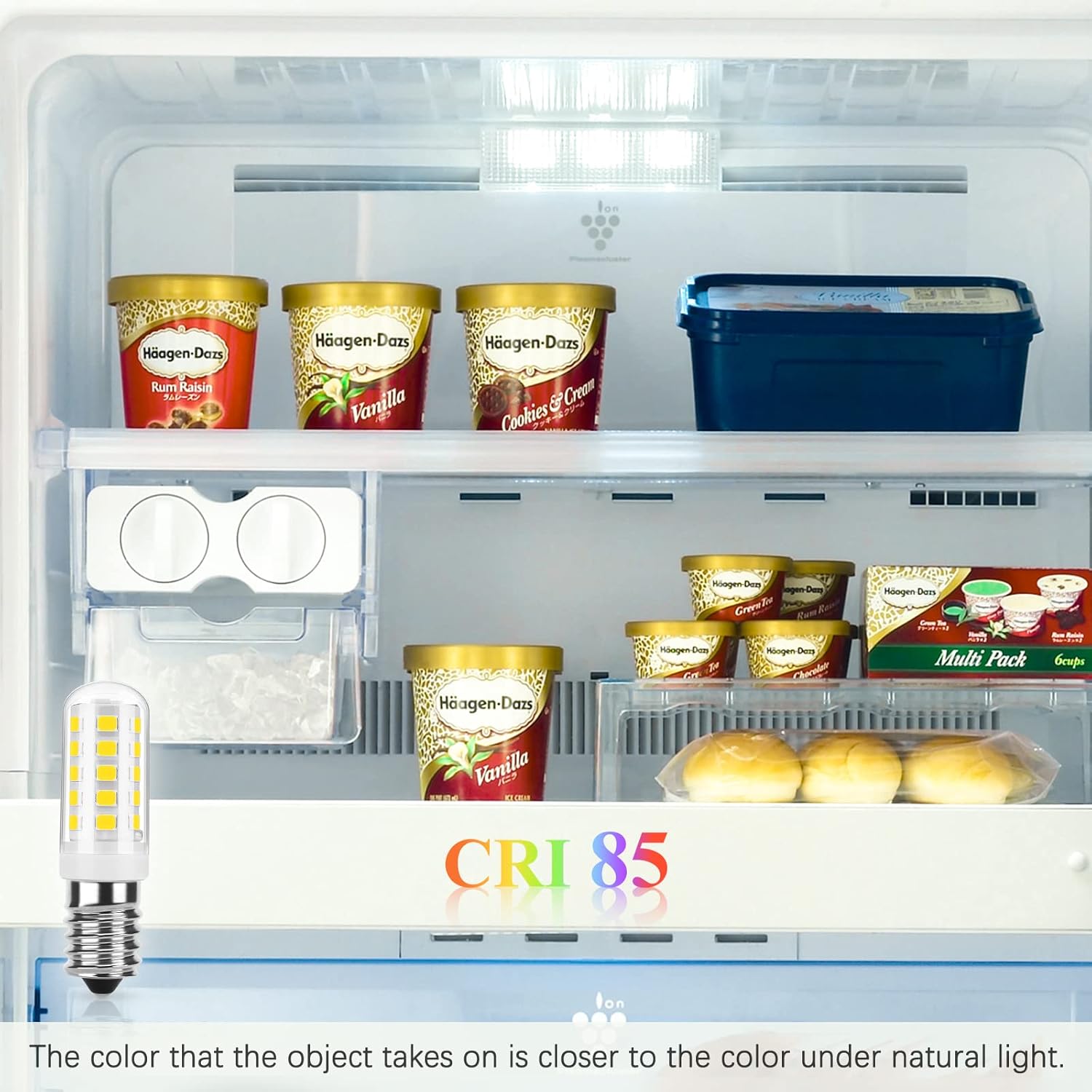 CLICKFUSION E14 Dimmbare LED Lampe, Kaltweiß 6000K, 2.5W Ersetzt 30W Halogen, LED Leuchtmittel 300lm, Flimmerfrei, 360°, Ideal für Kronleuchter, Tisch- und Stehlampen, 230V, 6er Pack