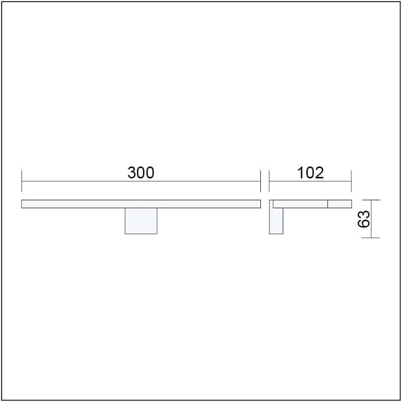 CLICKFUSION Elena LED Mirror Light 3-in-1 Bathroom 5 W 450 LM 30 cm Neutral White 4000 K IP44 230 V Wall Light Mirror Lamp Bathroom Cabinet Mirror Lights Silver [Energy Class F]