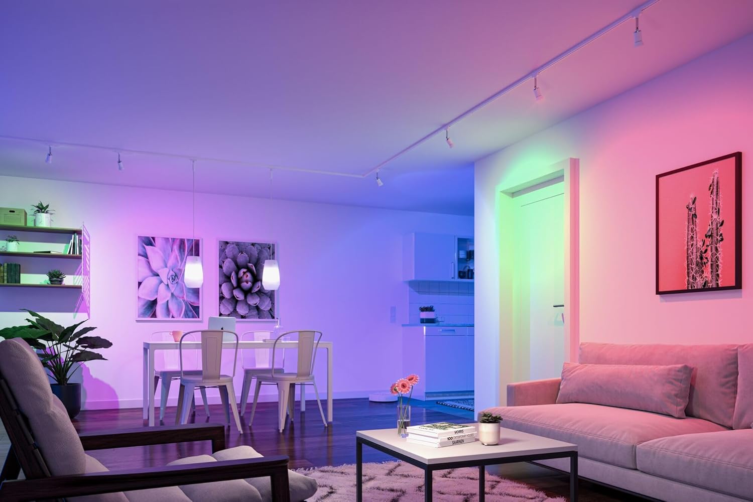 CLICKFUSION 29145 Standard 230V Smart Home Zigbee LED Birne 1055lm 11W RGBW+ dimmbar Matt Leuchtmittel