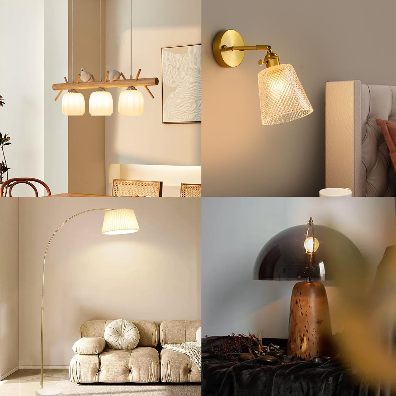 CLICKFUSION 6 Stück Halogenlampe E27 42W Dimmbar, 613LM Warmweiß 2700K Vintage Klar Glas Halogen Glühbirne AC 230V Globe G45 E27 42 Watt Schraubbirne für Kronleuchter, Wandlampe [Energieklasse G]