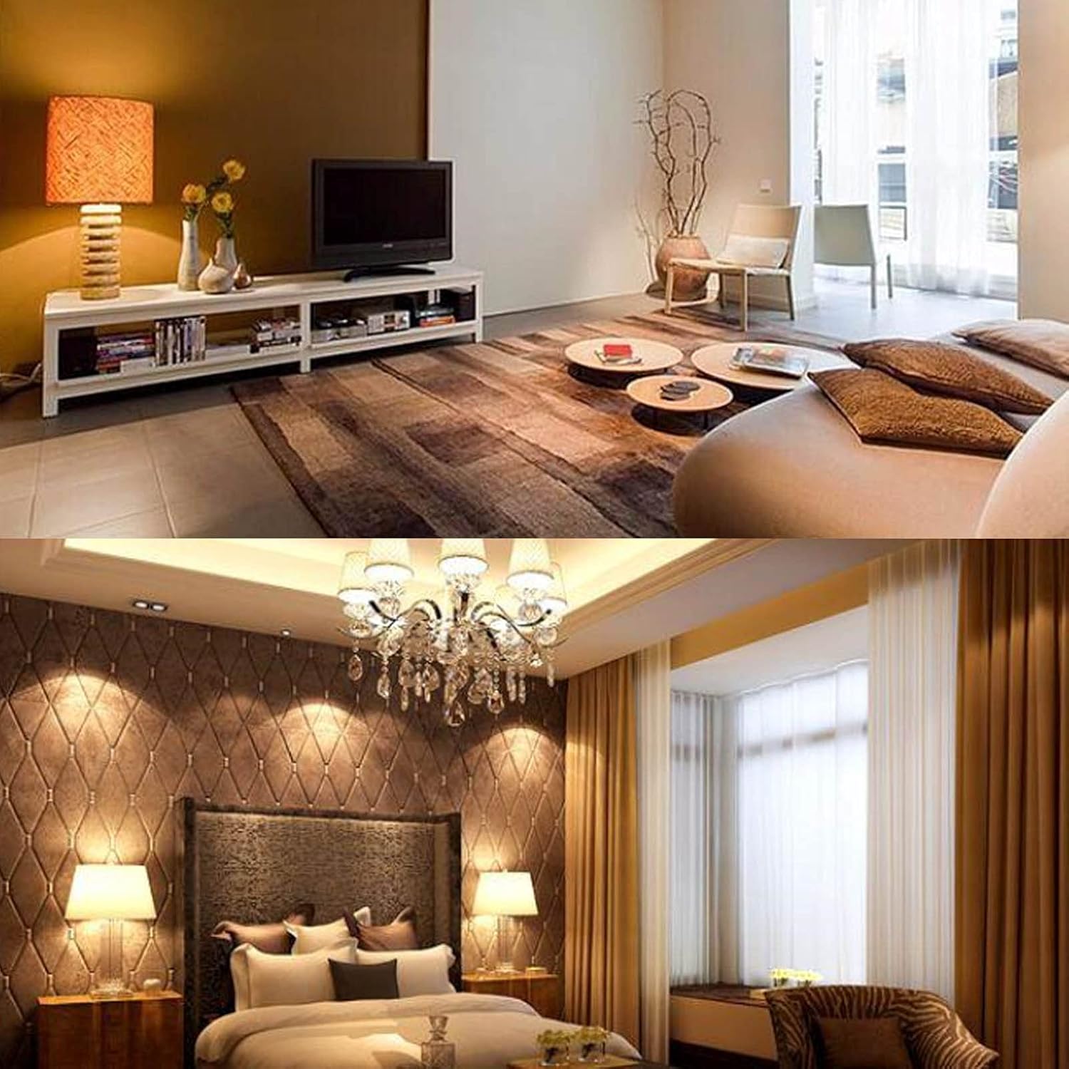 CLICKFUSION E27 Mais Kompakte Bauweise Edison Schrauben 7W Äquivalent zu 60W 70W Glühbirne 950LM Superhelle Warmweiß 3000K AC100V- 265V für Esstischlampe lnnenbeleuchtung Nicht Dimmbar (2er-Pack)[MEHRWEG]