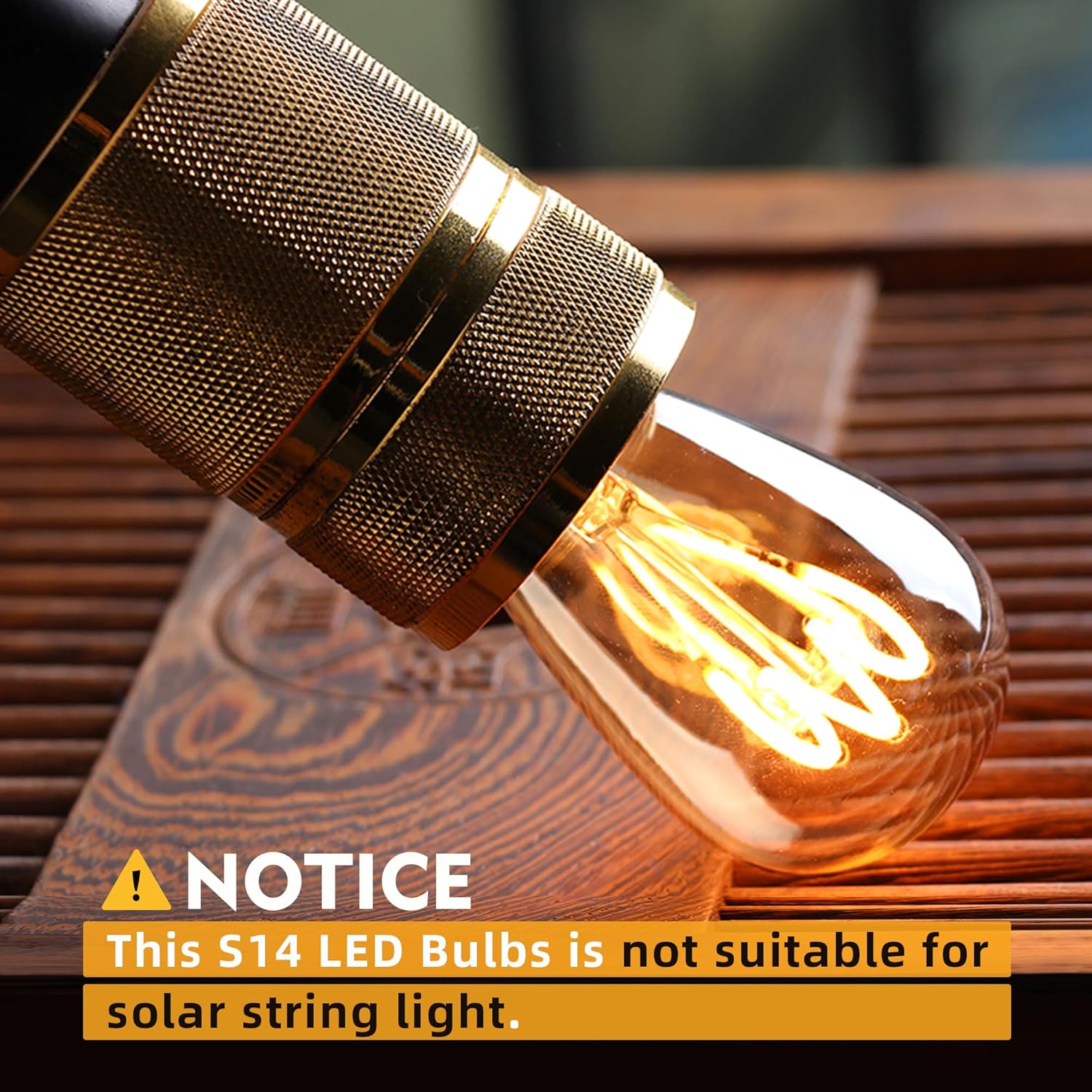 CLICKFUSION Dimmbar Led E27 Warmweiss Glühbirne ST45/S14 3W Vintage Glühbirne Ersetzt 30 W Glühlampen,2200K Warimweß Retro Edison Led Birnen,2er Pack