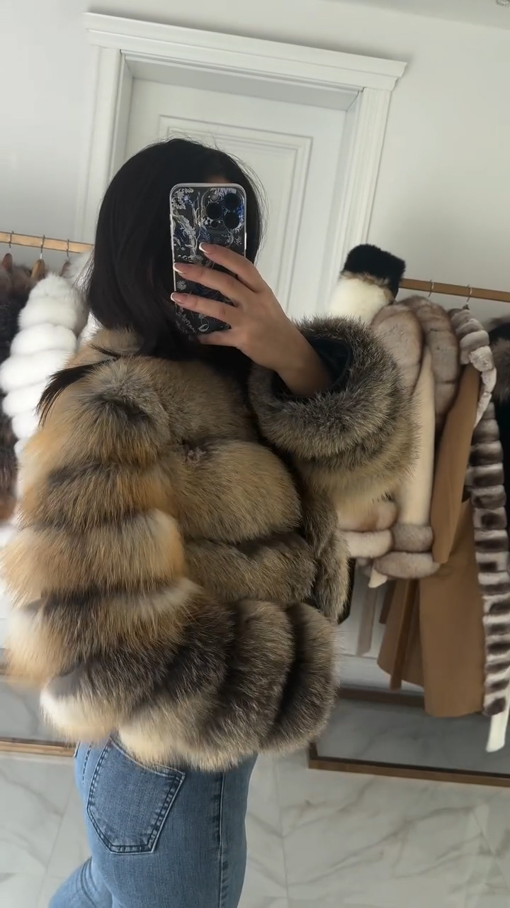 Fox Fur Short Jacket