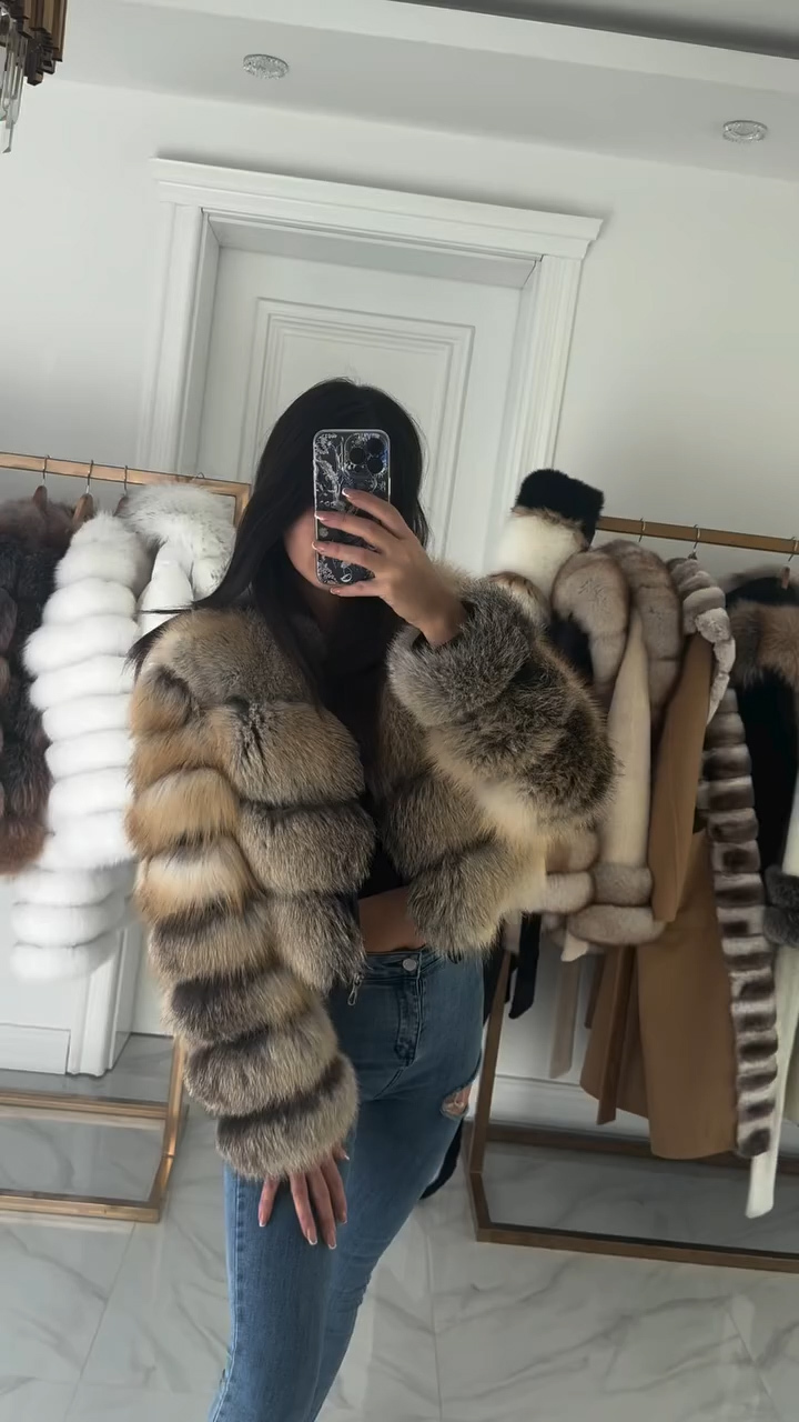 Fox Fur Short Jacket