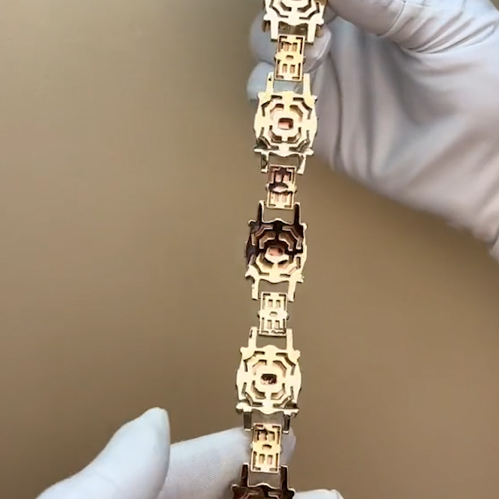 Vintage Scottish 10k Gold Miracles & Healing Bracelet