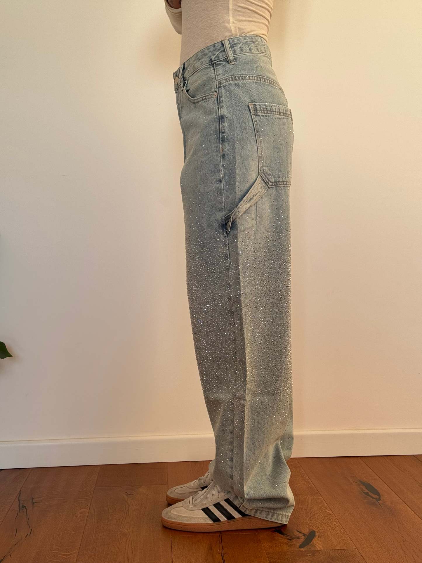 Jeans balloon carpenter shine chiaro
