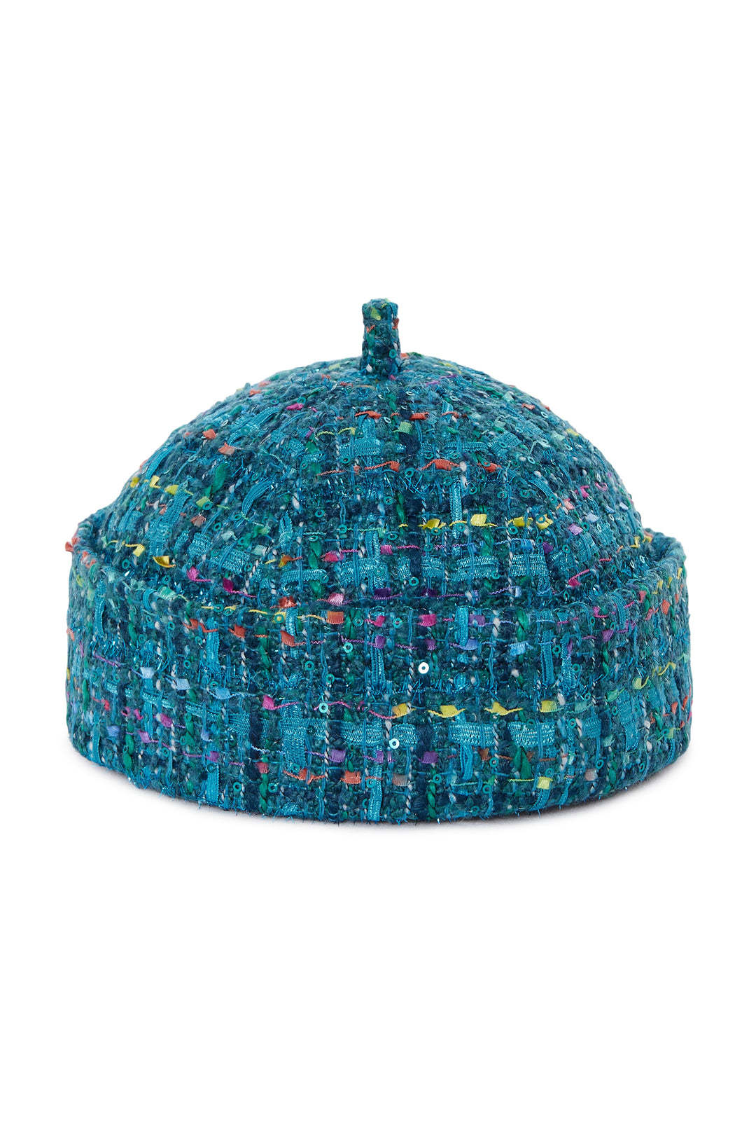 Tweed bomber jacket & flared trousers & hat