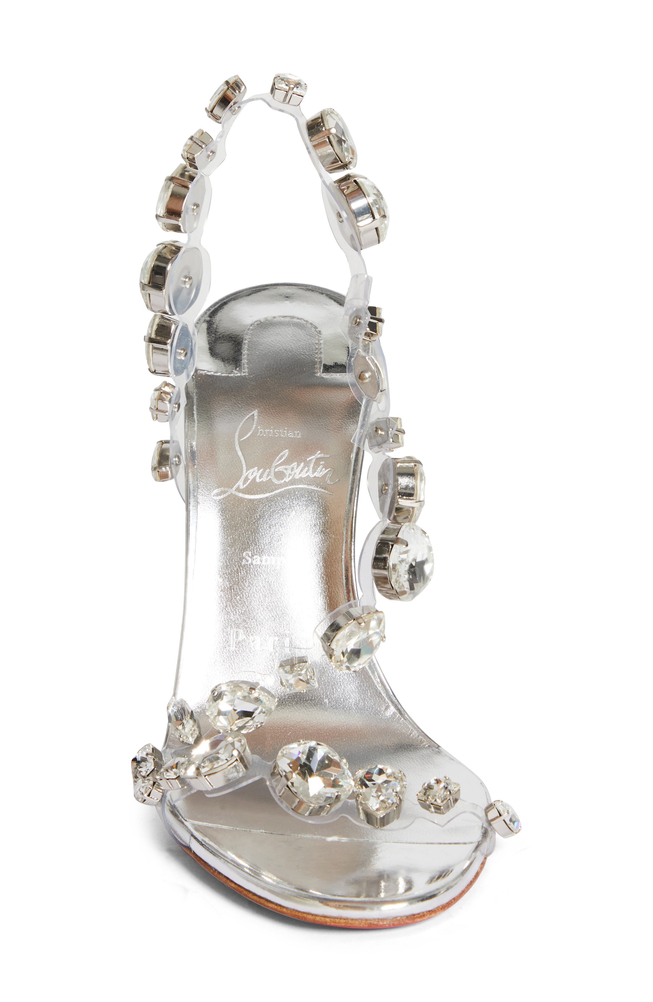 Crystal Embellished Slingback Sandal