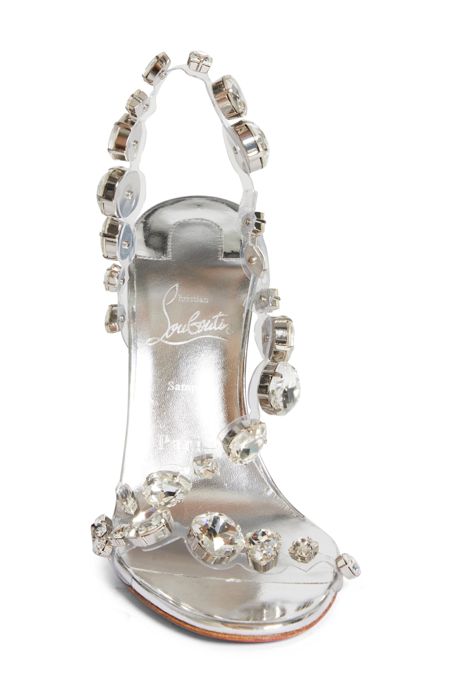 Crystal Embellished Slingback Sandal