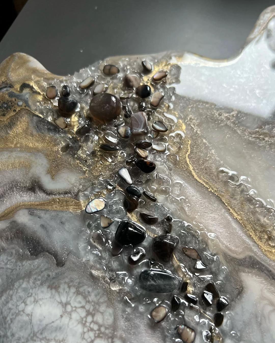 Geode Wall Clock