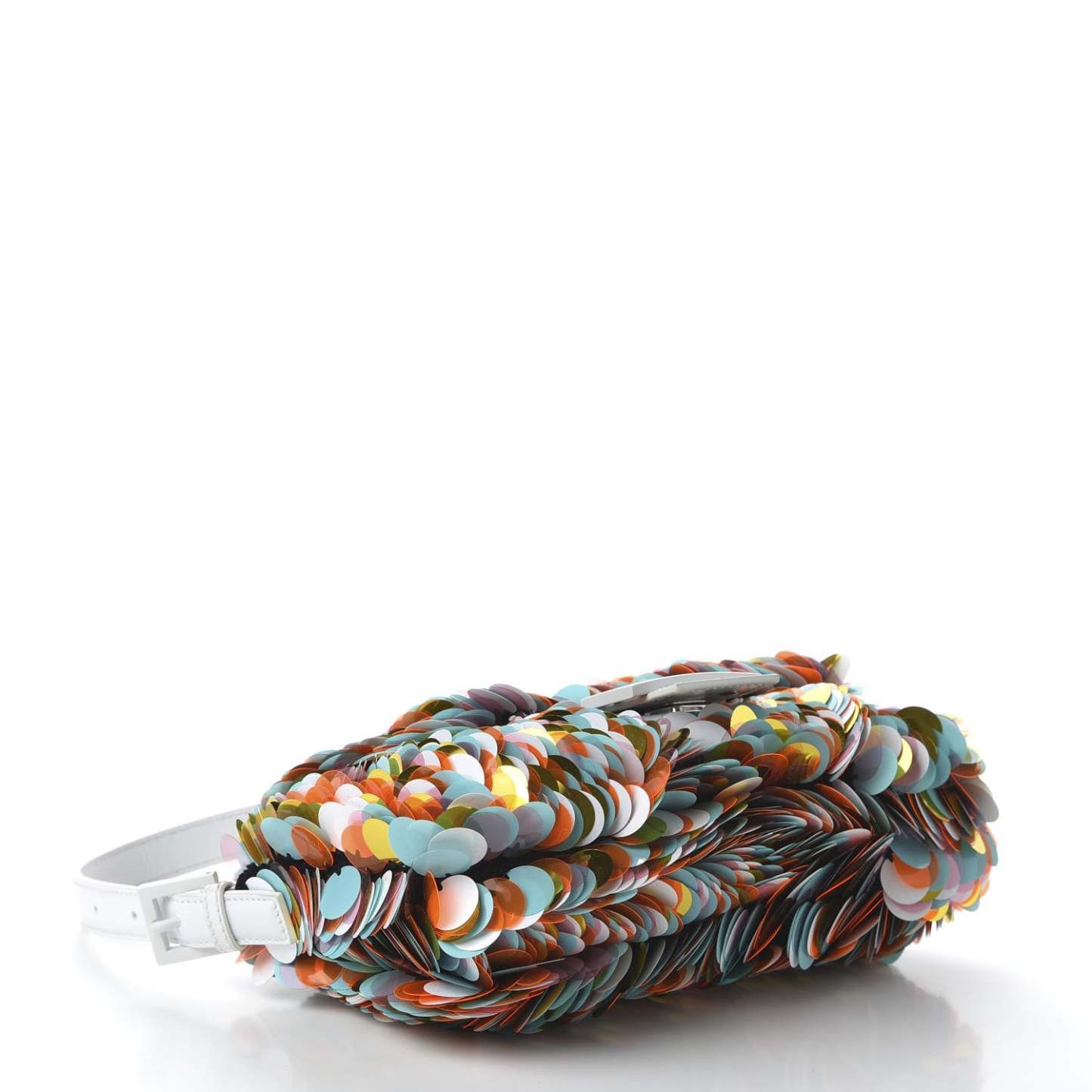 Sequin Maxi Paillettes Cuoio Lucido Baguette