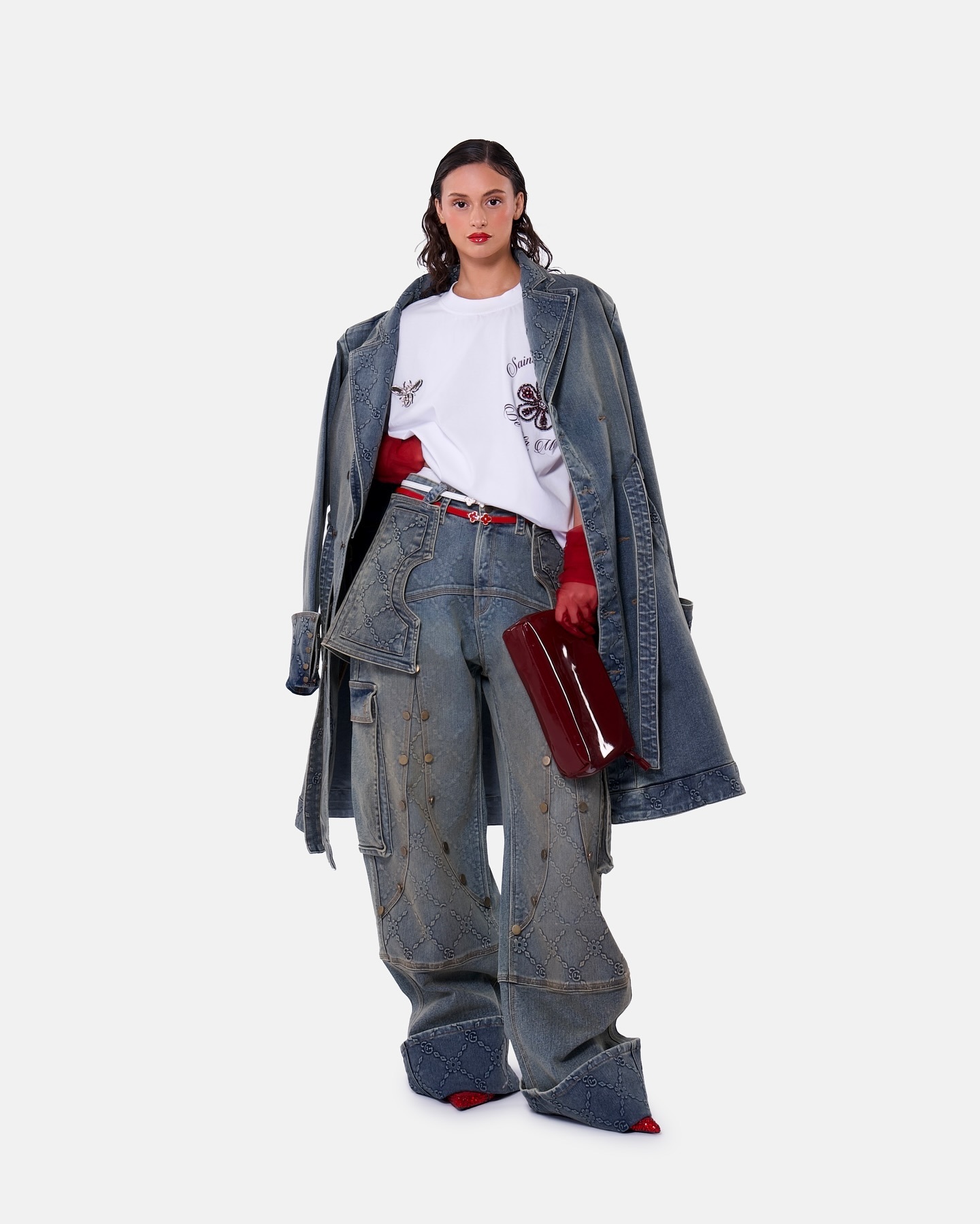 Blue Marine pants/Detachable skirt
