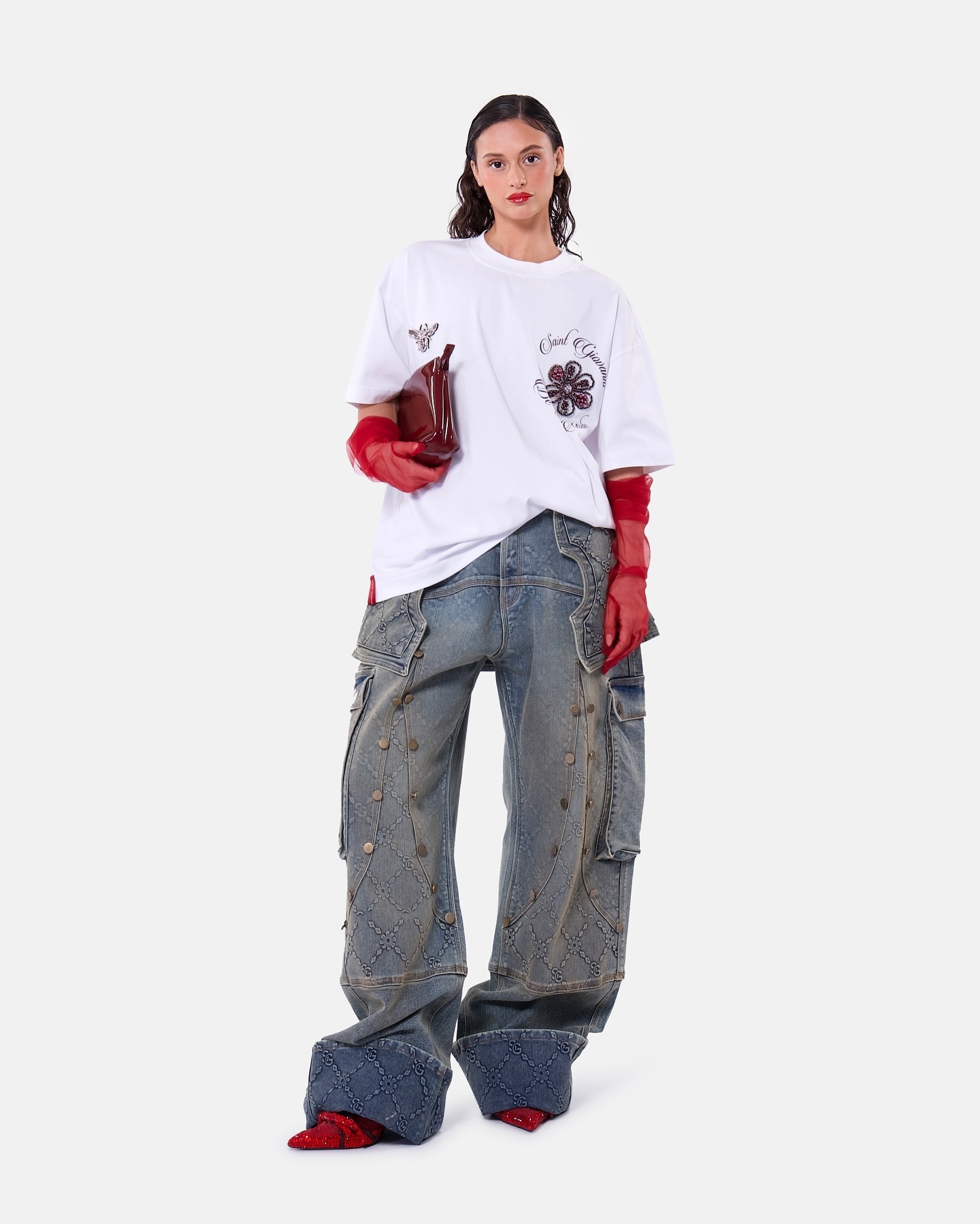 Blue Marine pants/Detachable skirt