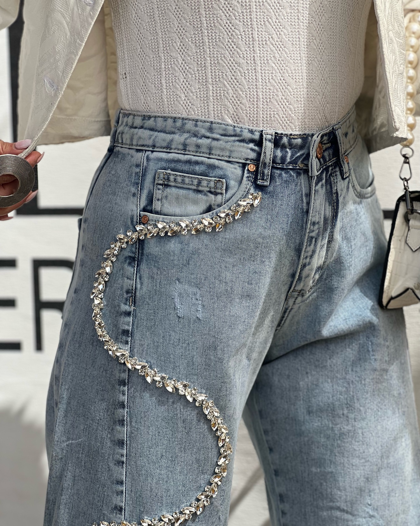 Blue Denim Pants