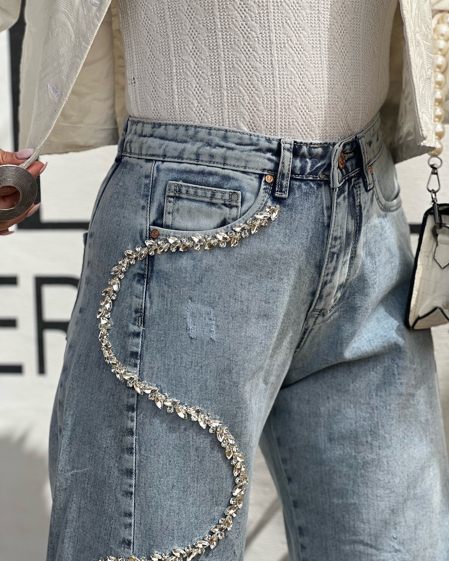 Blue Denim Pants