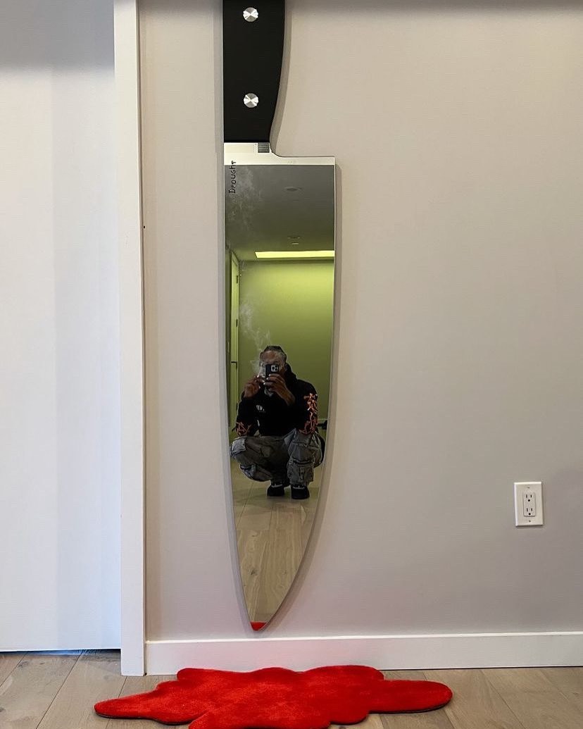 Knife Mirror & Blood Rug