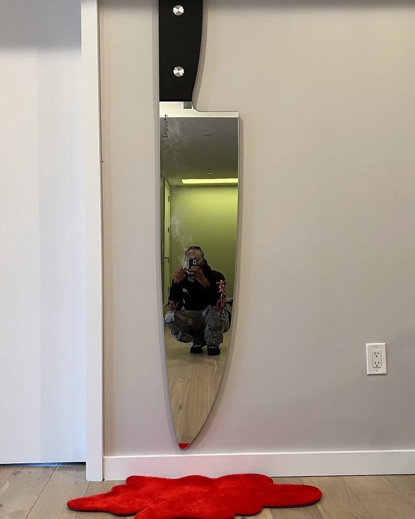 Knife Mirror & Blood Rug