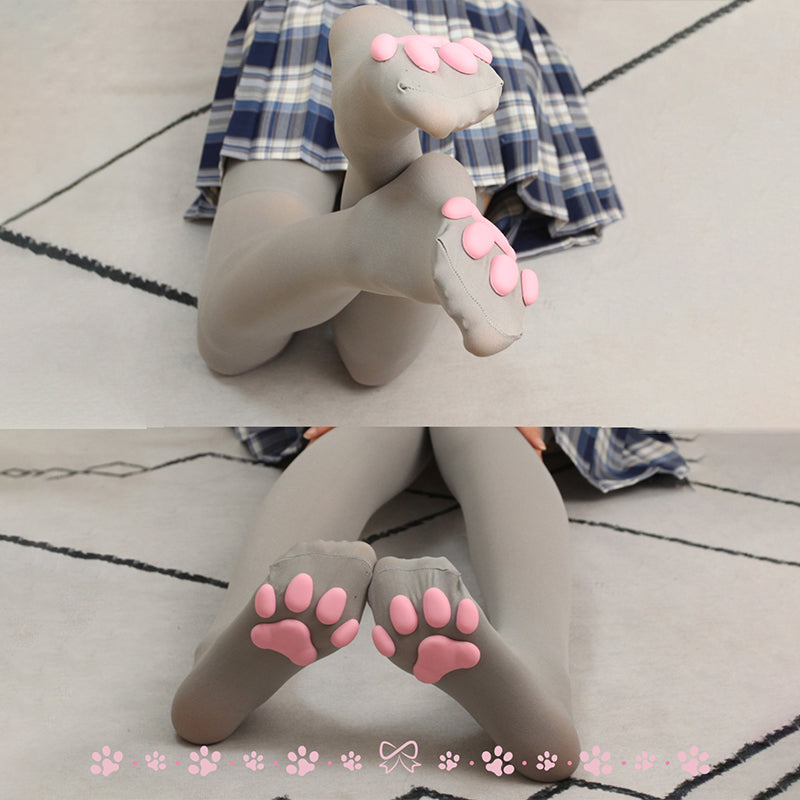 3D Kitty paw stockings