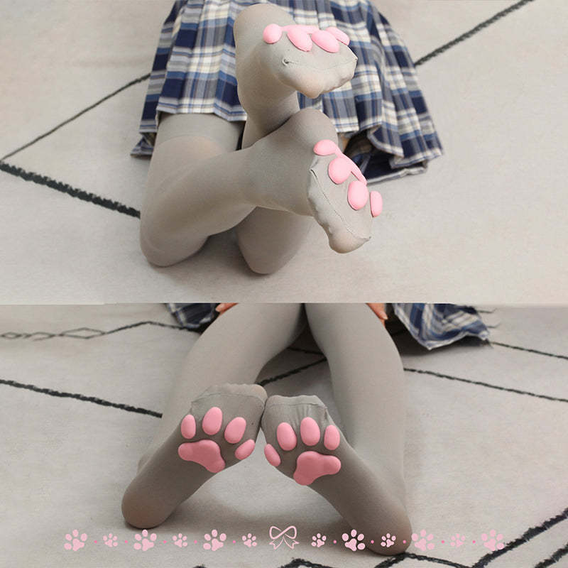 3D Kitty paw stockings