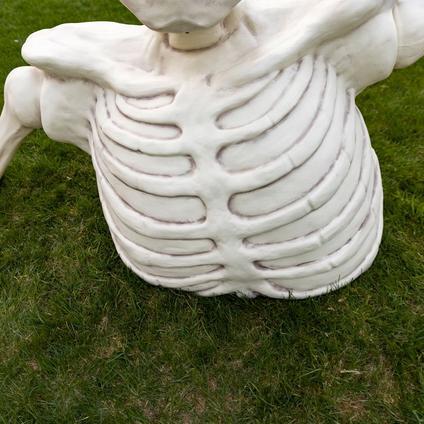 The Groundbreaking Skeleton Plastic Yard Decorating Kit, 5.3ft