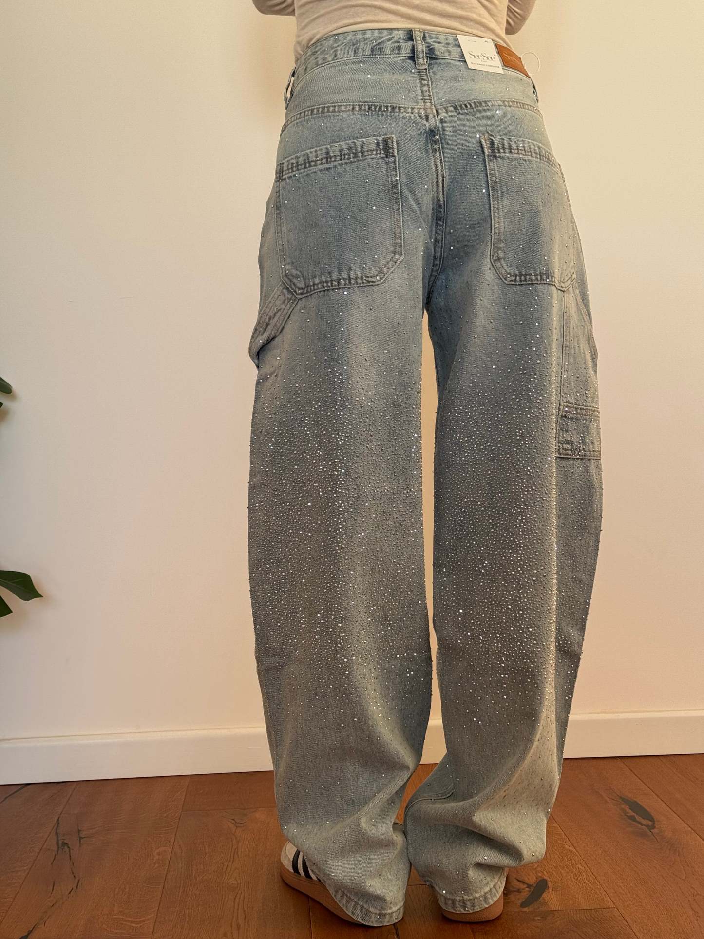 Jeans balloon carpenter shine chiaro
