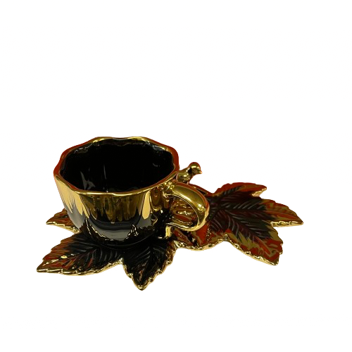 Ceramic Luxury Looking Coffeecup Set 6-Pieces