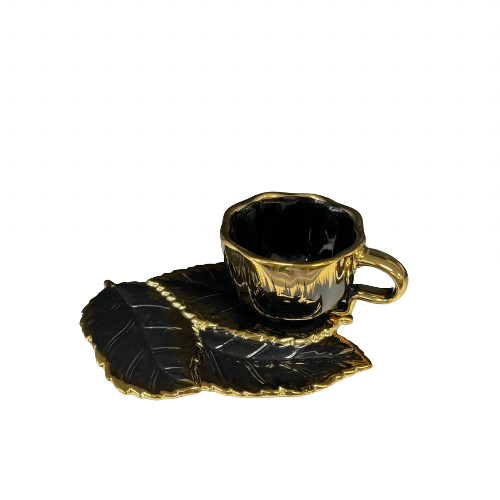 Ceramic Luxury Looking Coffeecup Set 6-Pieces
