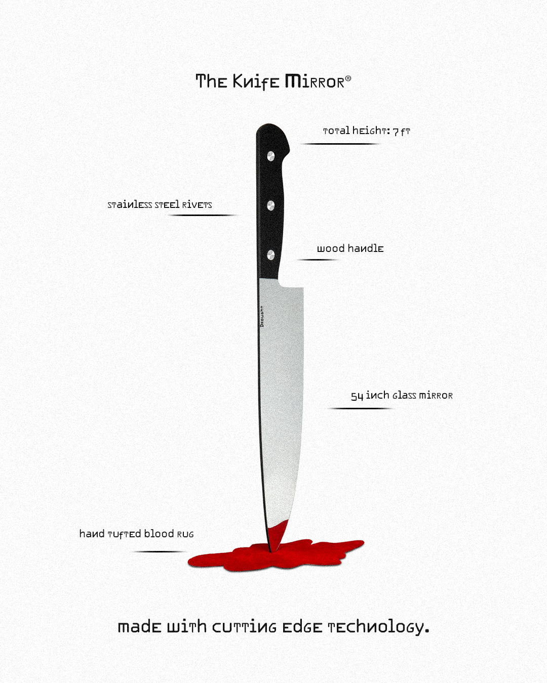 Knife Mirror & Blood Rug