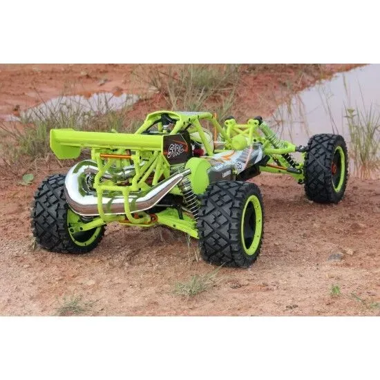 Fluorescent Green, 1/5 Gasoline Powered RC Buggy