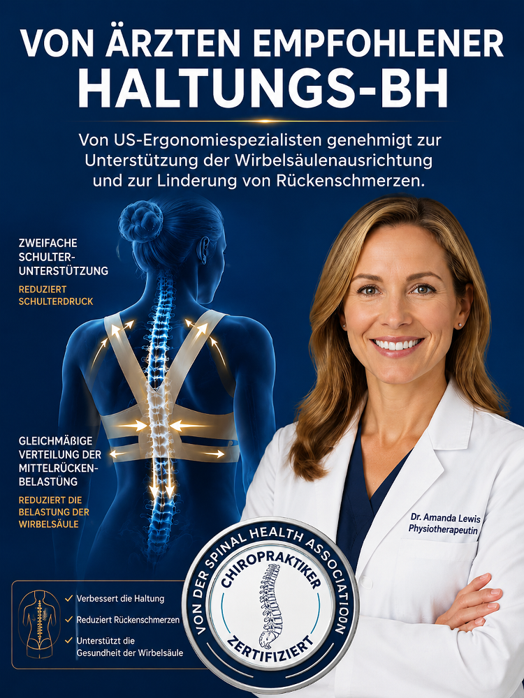 Von Haltungsexperten empfohlen👩‍⚕️ Schluss mit Rundrücken – Dein Körper erinnert sich an seine natürliche Haltung.